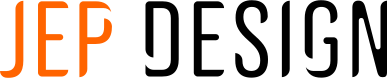 Jepdesign logo in black